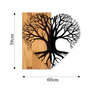 Wallity Love Tree Escultura de Pared en Nogal y Negro